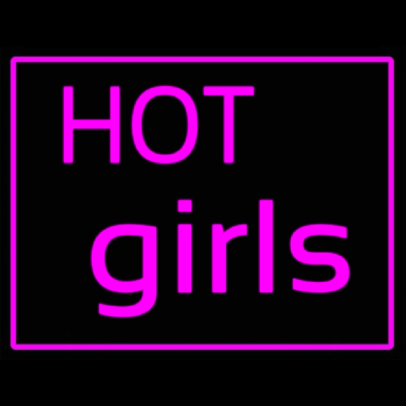 Hot Girls Border Neonkyltti
