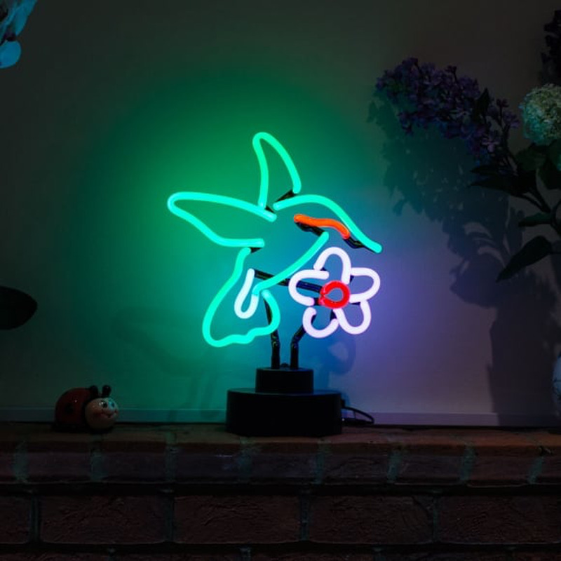 Hummingbird Desktop Neonkyltti