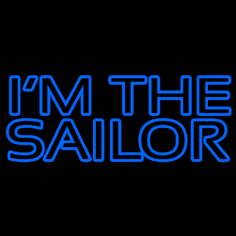I Am The Sailor Neonkyltti