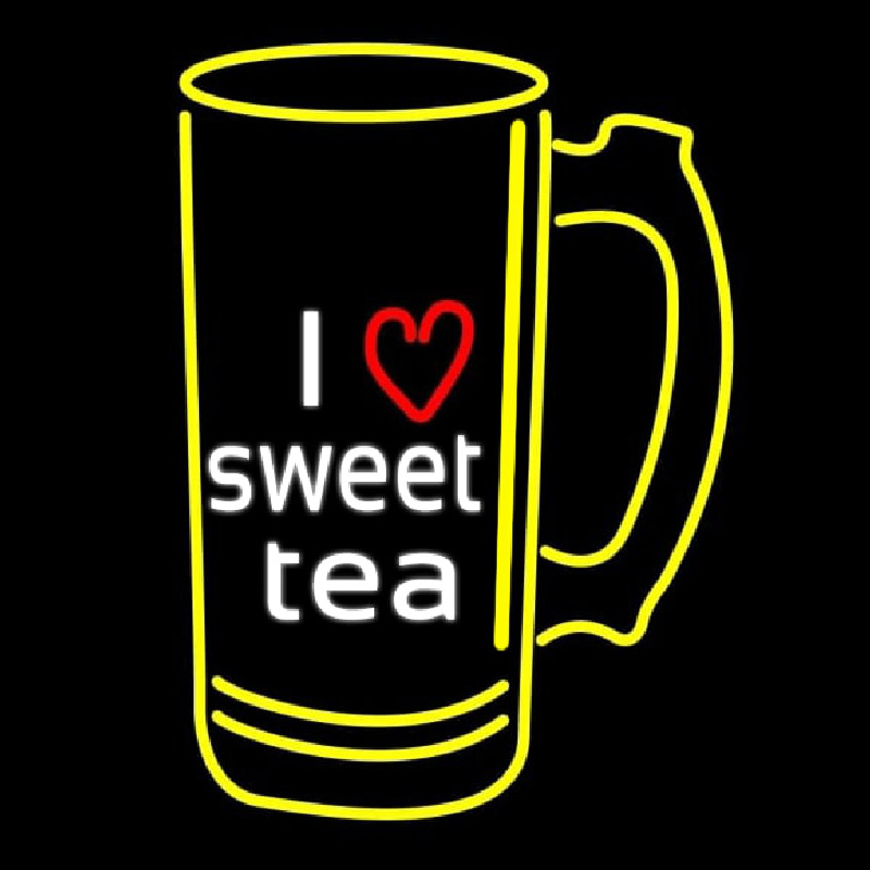 I Love Sweet Tea Neonkyltti