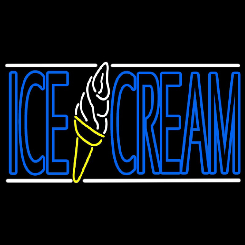 Ice Cream Cone In Between Neonkyltti