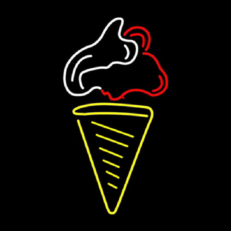 Ice Cream Cone Neonkyltti