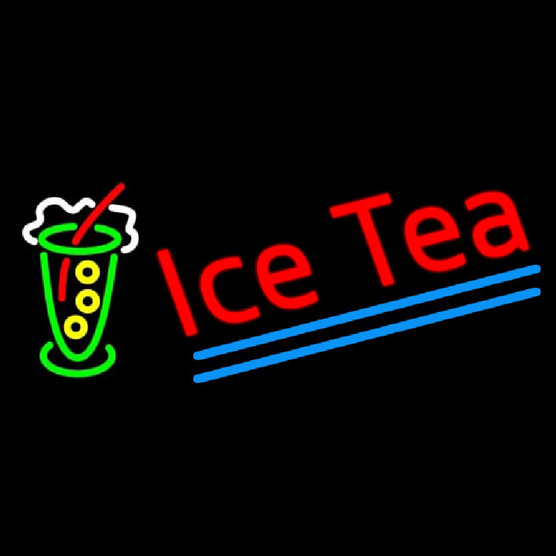 Ice Tea Logo Neonkyltti