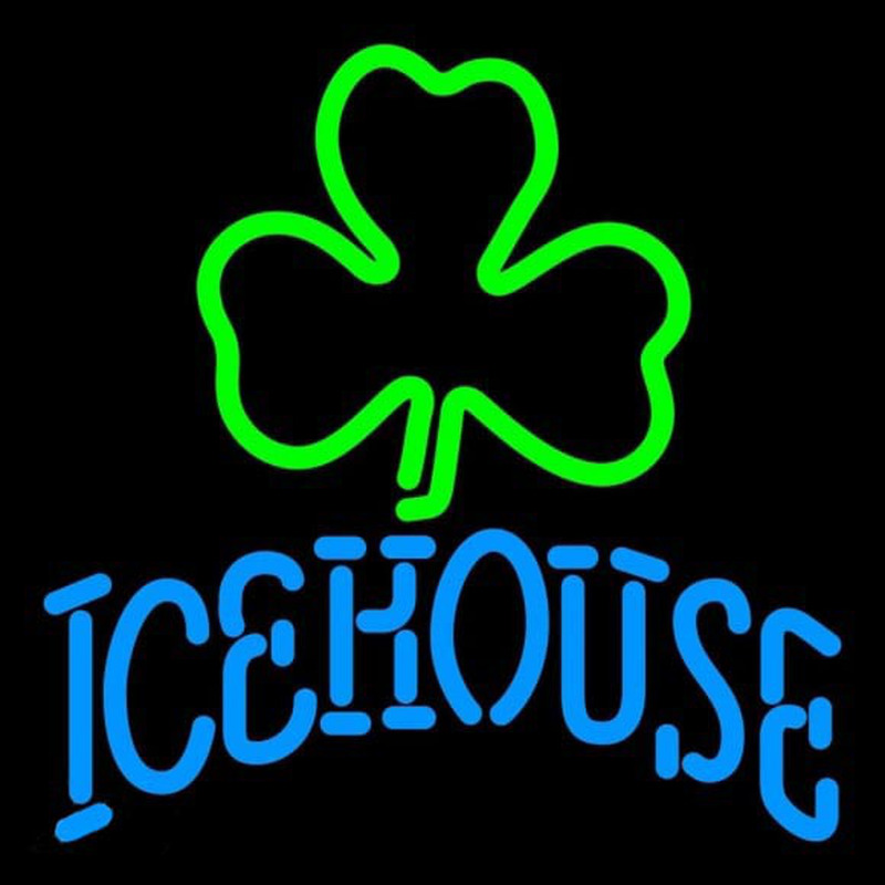 Icehouse Green Clover Beer Sign Neonkyltti