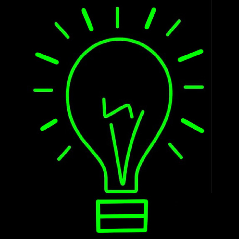 Idea Concept Bulb Neonkyltti