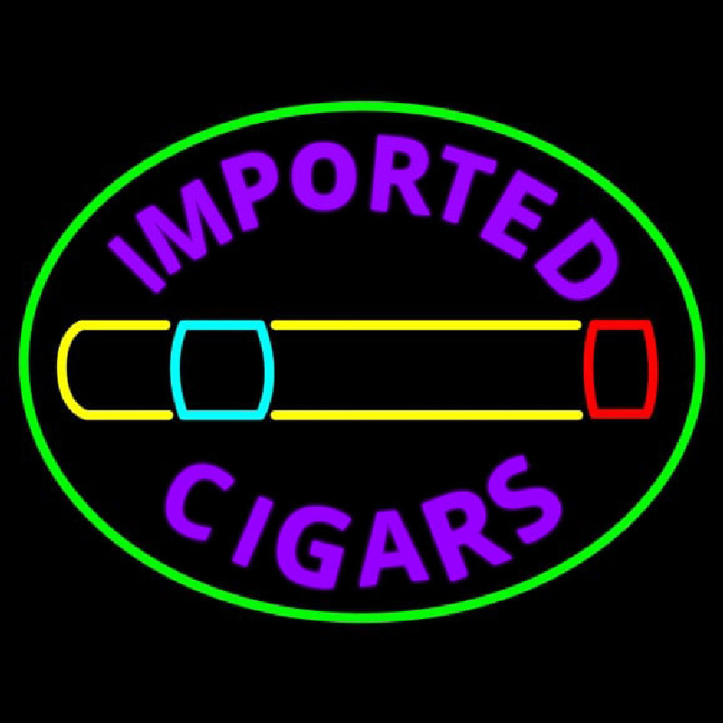 Imported Cigars With Graphic Neonkyltti