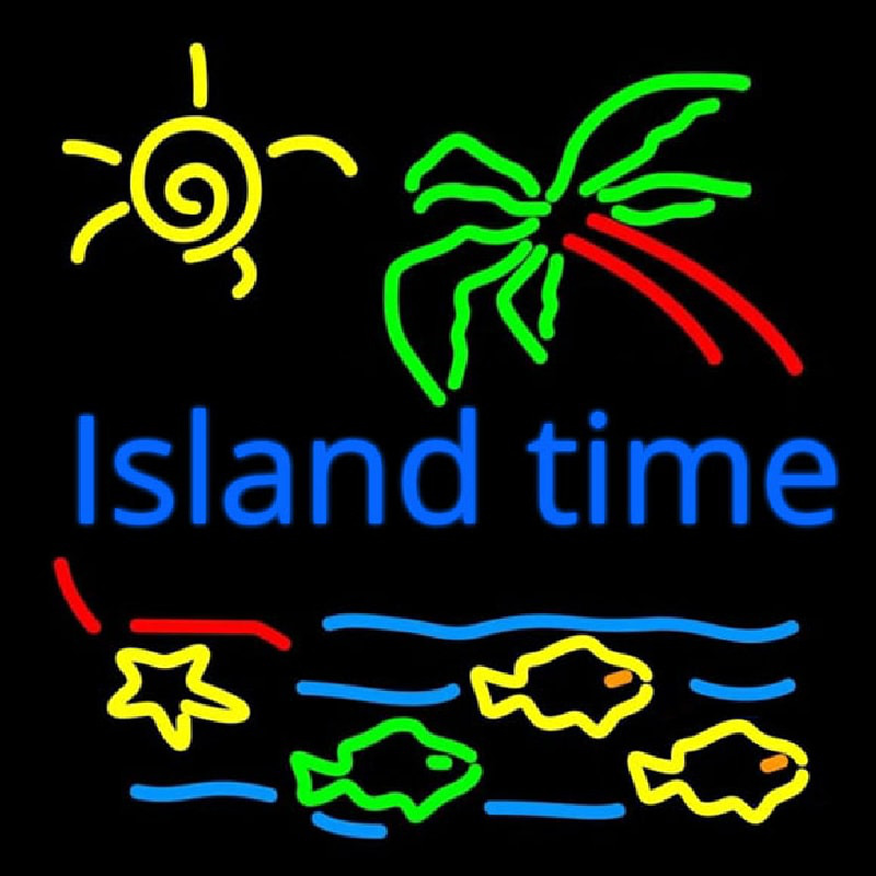 Island Time Neonkyltti
