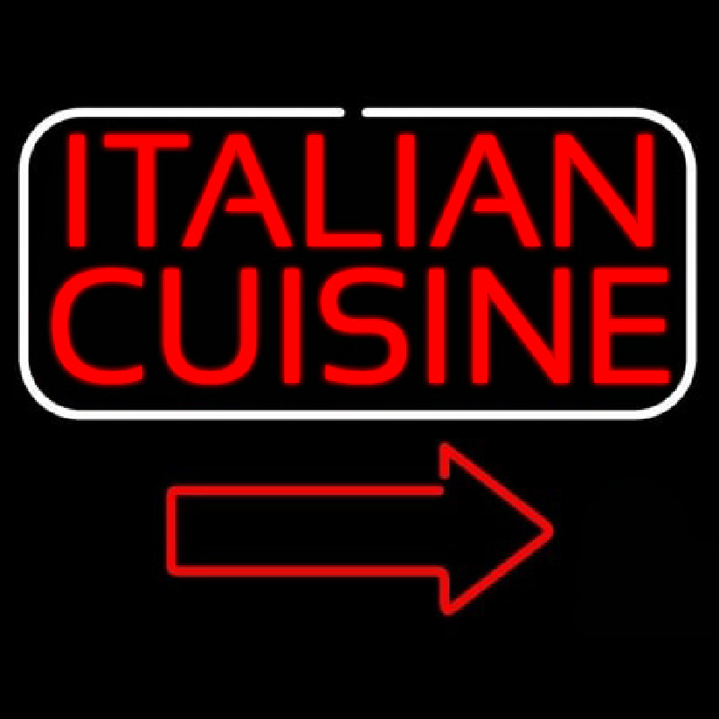 Italian Cuisine Neonkyltti