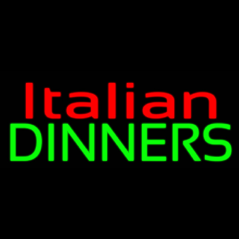 Italian Dinners Neonkyltti