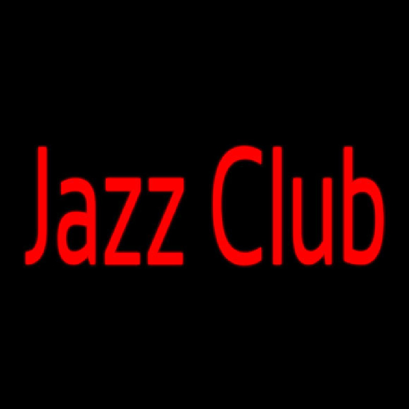 Jazz Club In Red Neonkyltti