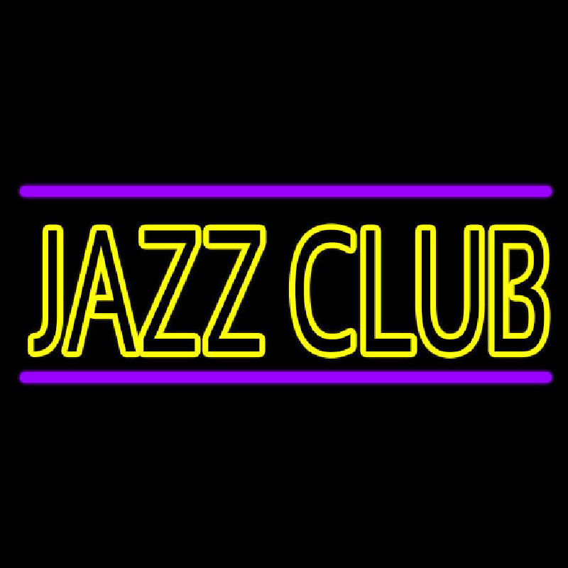 Jazz Club Purple Line Neonkyltti