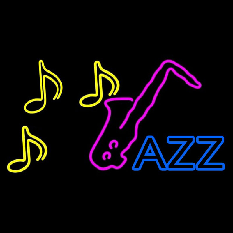 Jazz With Logo 1 Neonkyltti