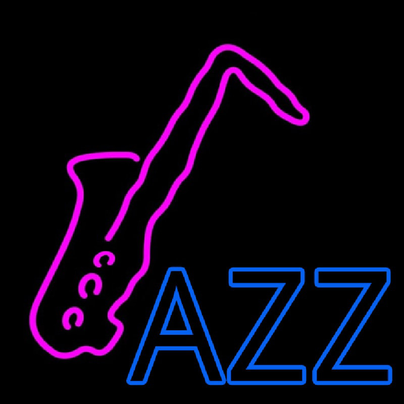 Jazz With Logo Neonkyltti