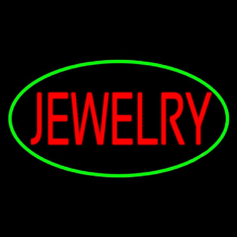 Jewelry Block Oval Green Neonkyltti