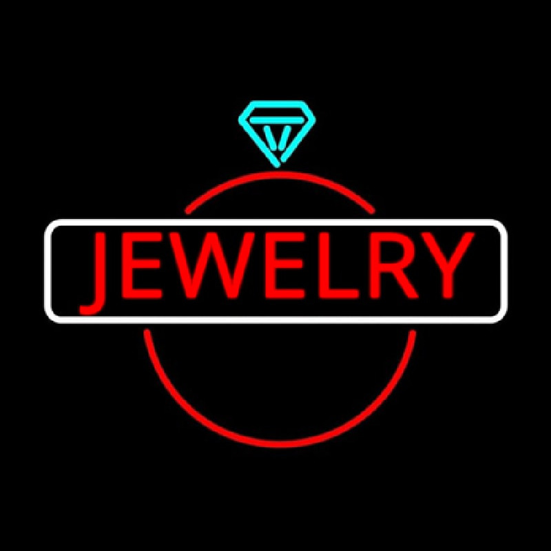 Jewelry Center Ring Logo Neonkyltti