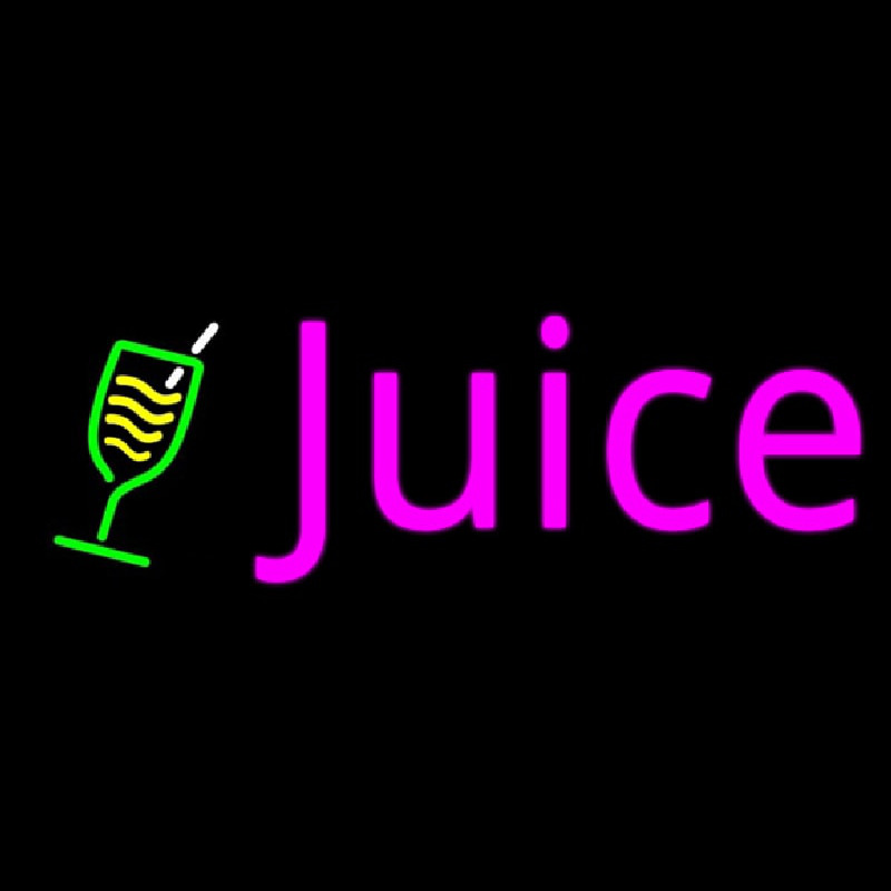 Juice Logo Neonkyltti