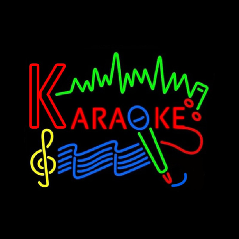 Karaoke Music  Neonkyltti