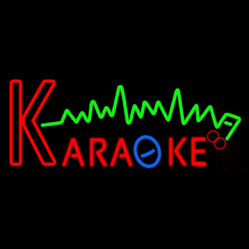 Karaoke Music Note 2 Neonkyltti