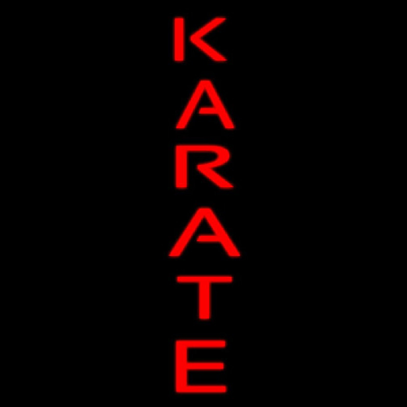 Karate Neonkyltti