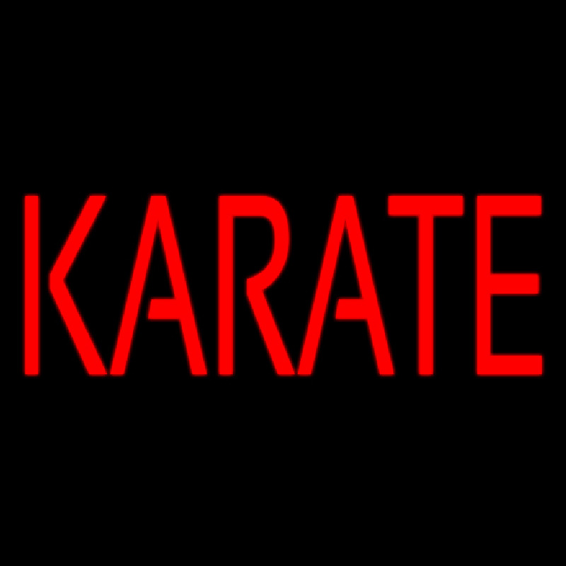Karate Neonkyltti