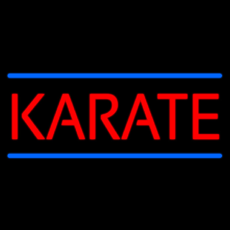 Karate Neonkyltti