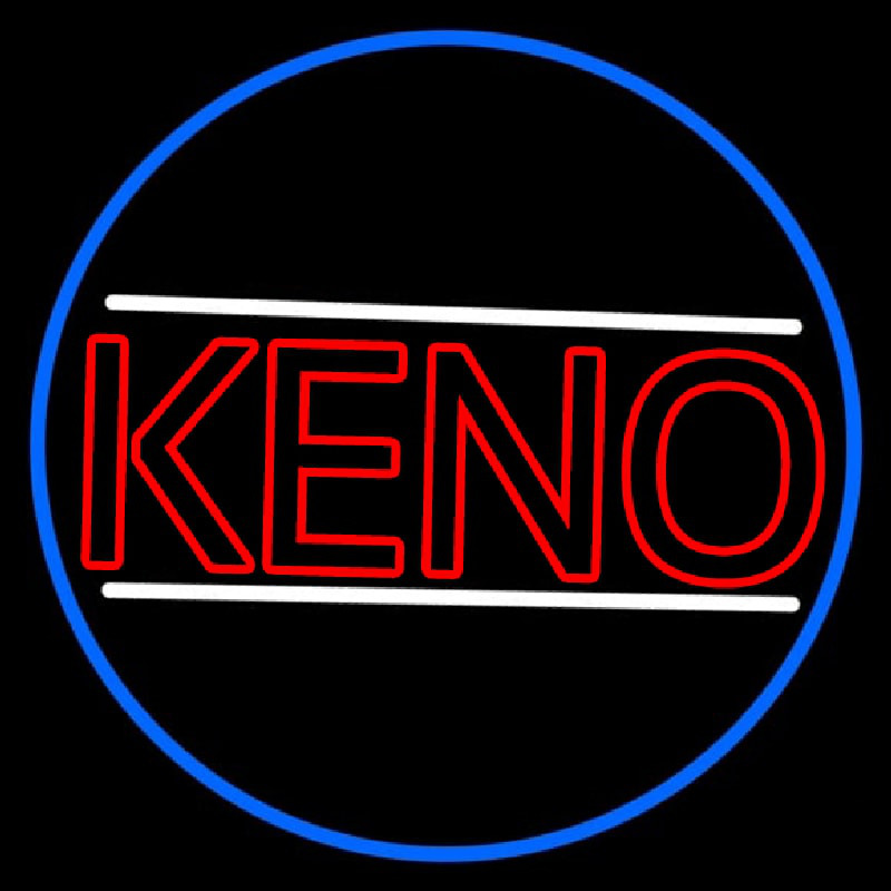 Keno Border 1 Neonkyltti