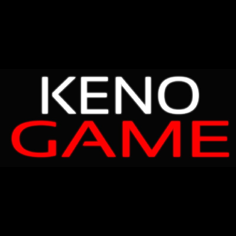 Keno Gems 3 Neonkyltti