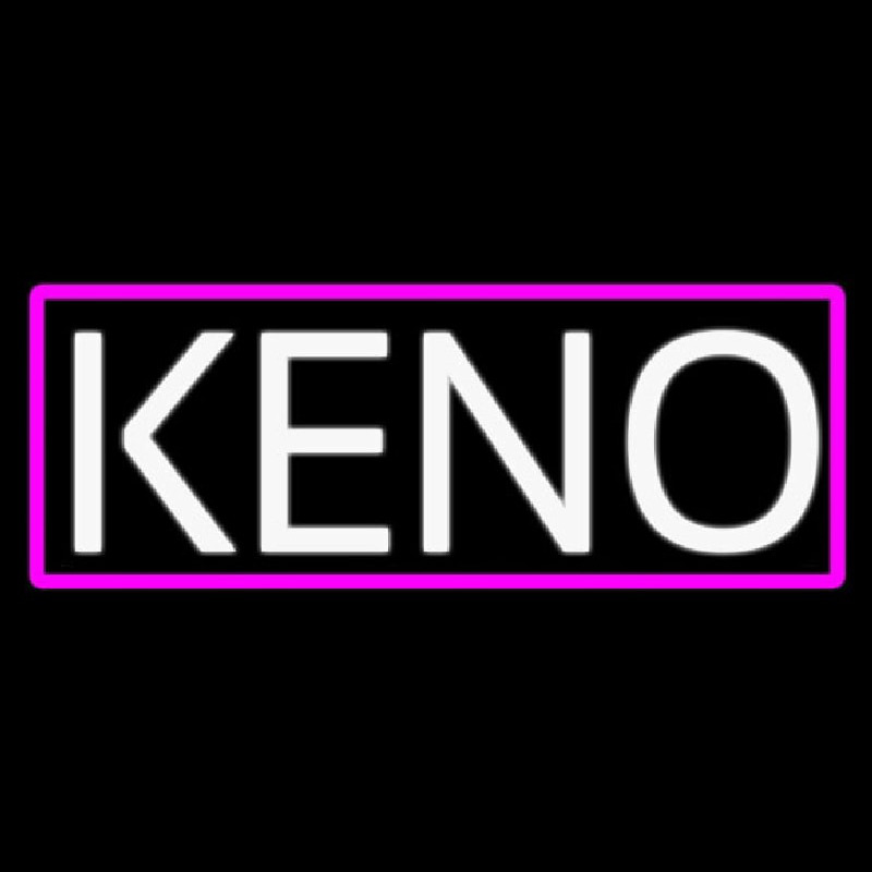 Keno Oval 2 Neonkyltti