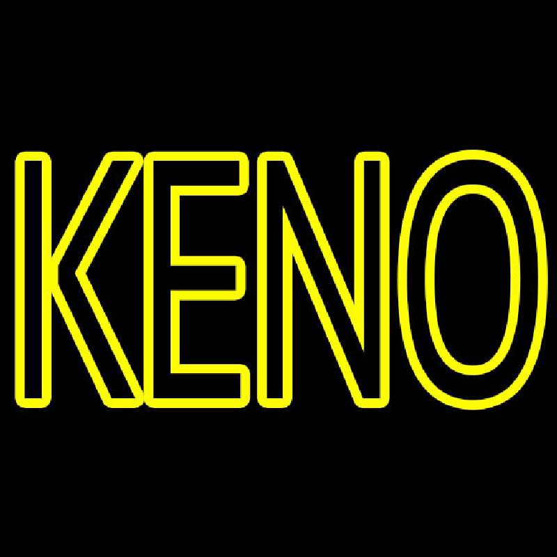 Keno Oval Neonkyltti