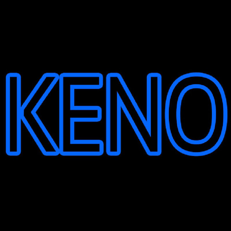 Keno With Outline 2 Neonkyltti