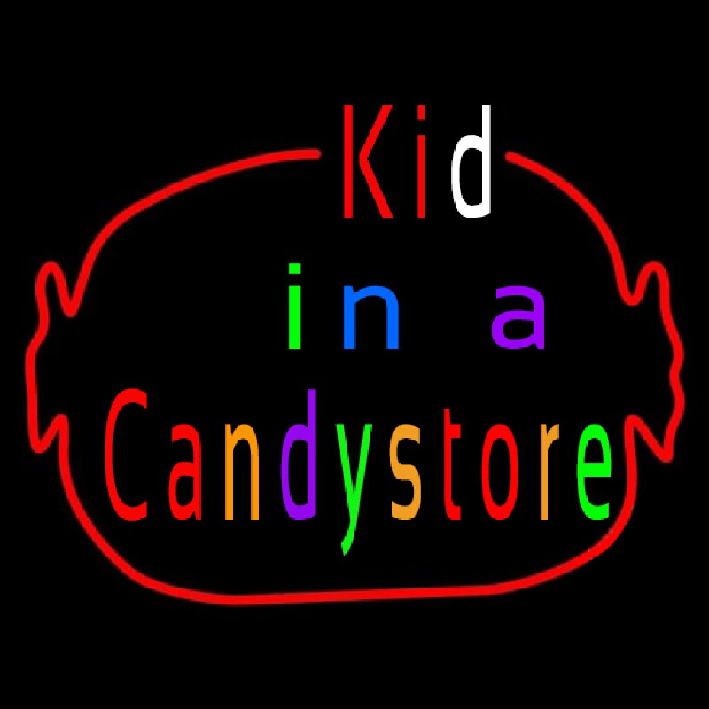 Kid In A Candy Store Neonkyltti