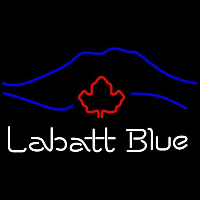 Labatt Blue Mountain Beer Sign Neonkyltti