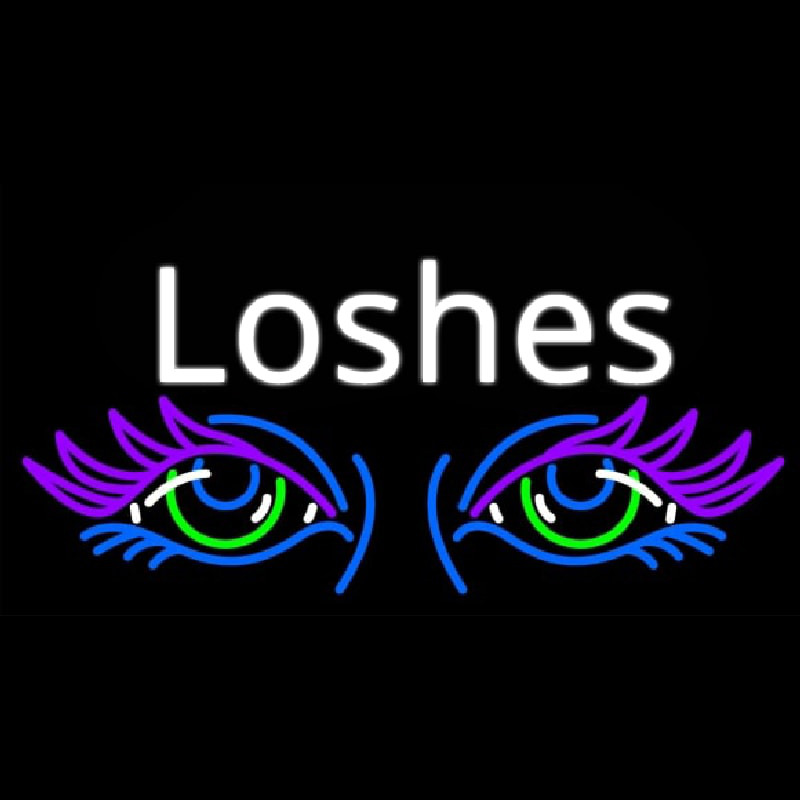 Lashes Eyes Neonkyltti