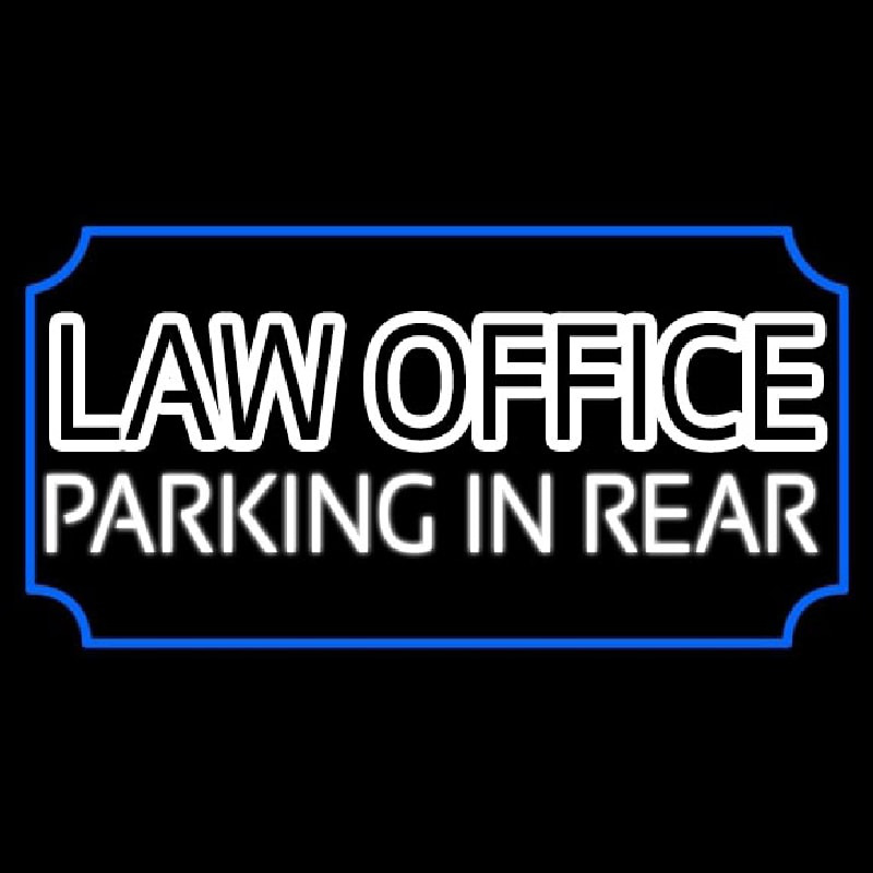 Law Office Parking In Rear Neonkyltti