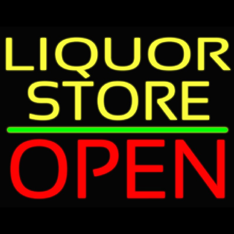 Liquor Store Open 1 Neonkyltti
