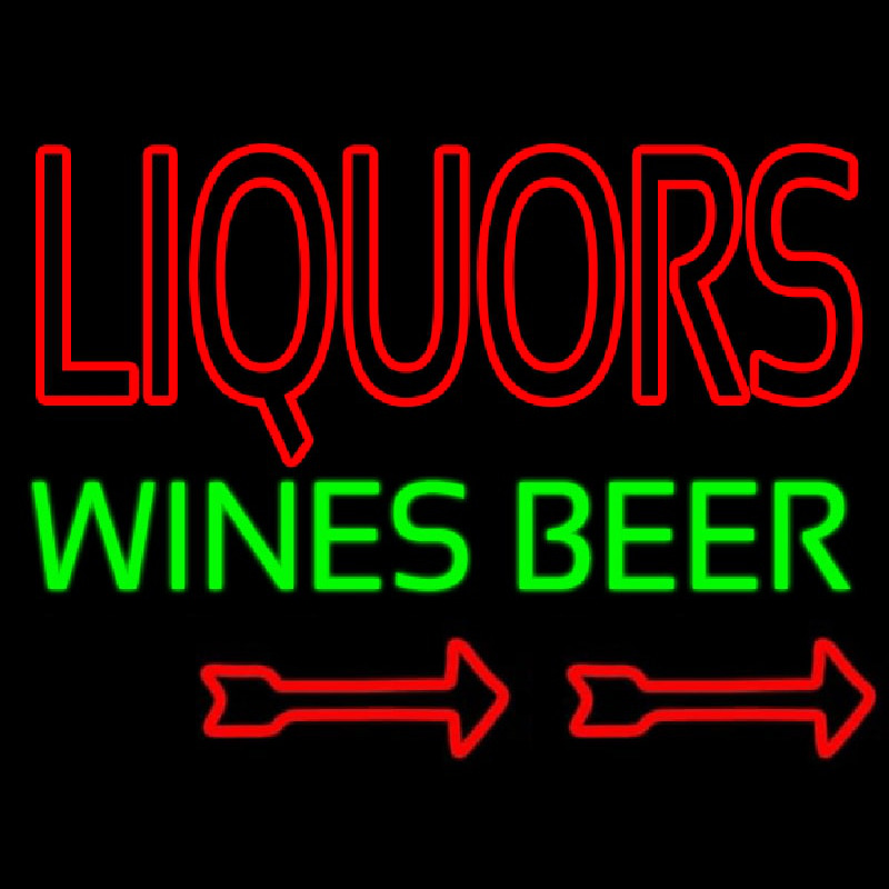 Liquors Wines Beer Neonkyltti