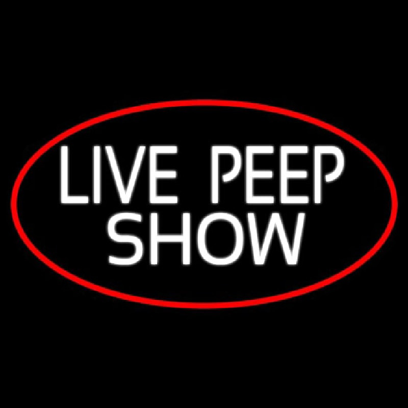 Live Peep Show Neonkyltti