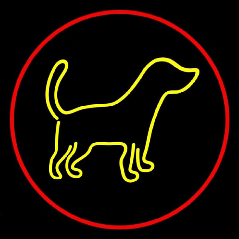 Logo Dog 3 Neonkyltti