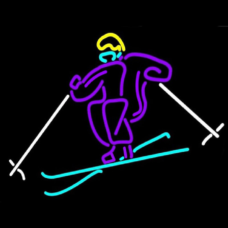 Logo of Skier Neonkyltti