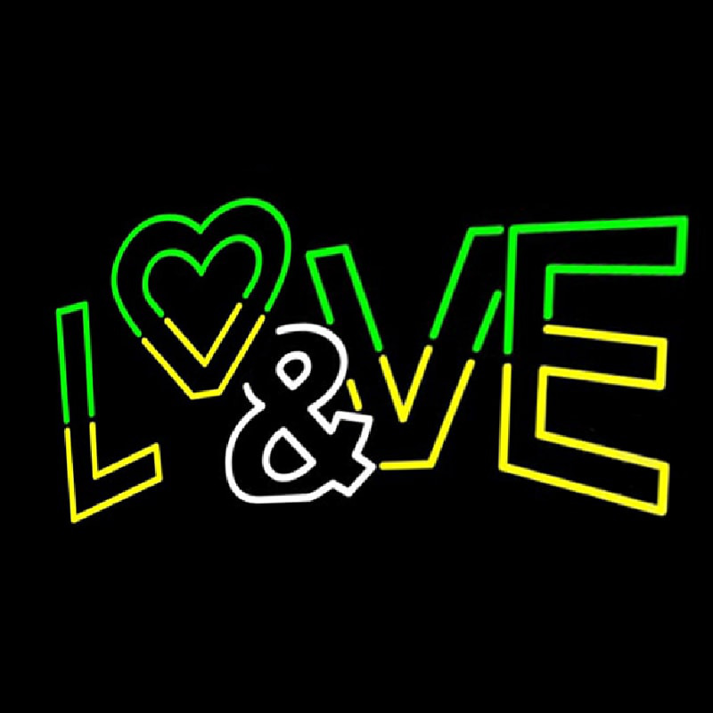 Love And Logo Neonkyltti