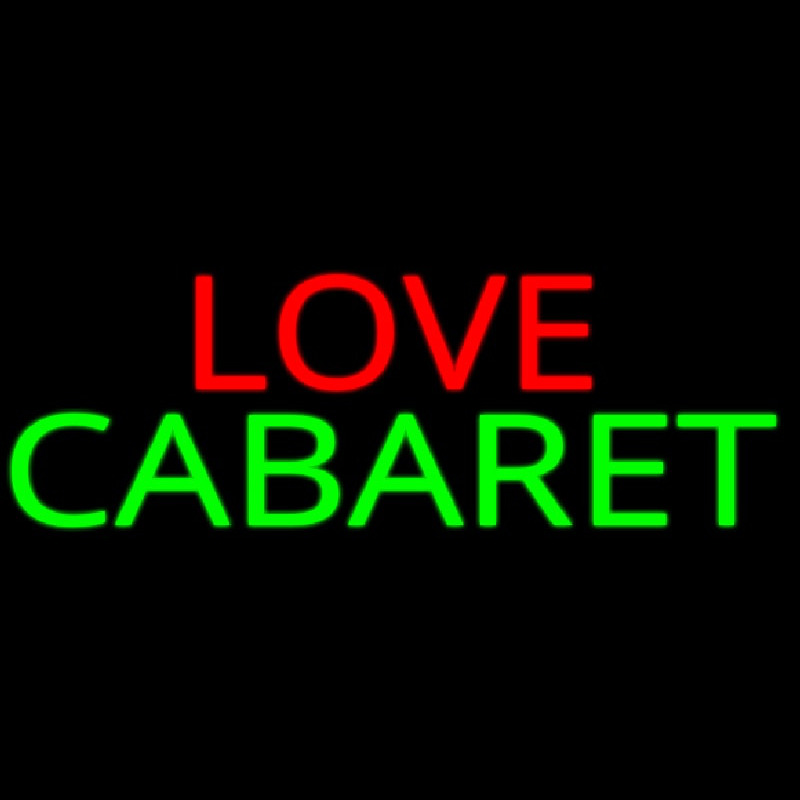 Love Cabaret Neonkyltti