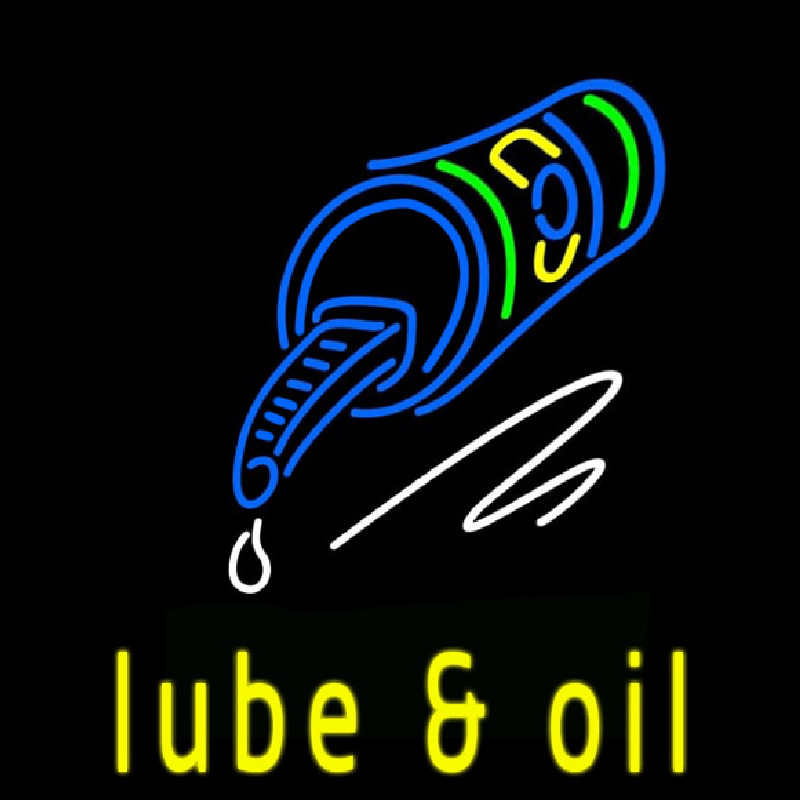 Lube And Oil Neonkyltti