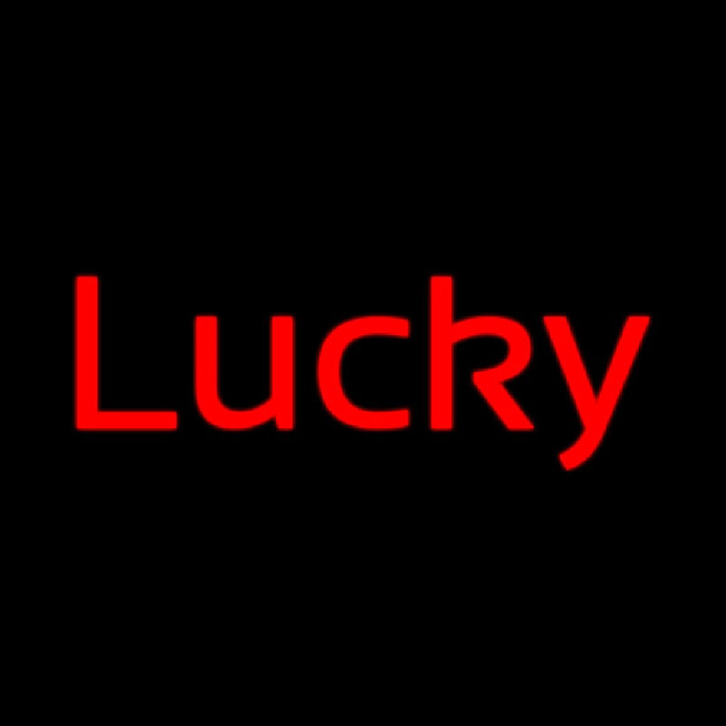 Lucky Lager Neonkyltti