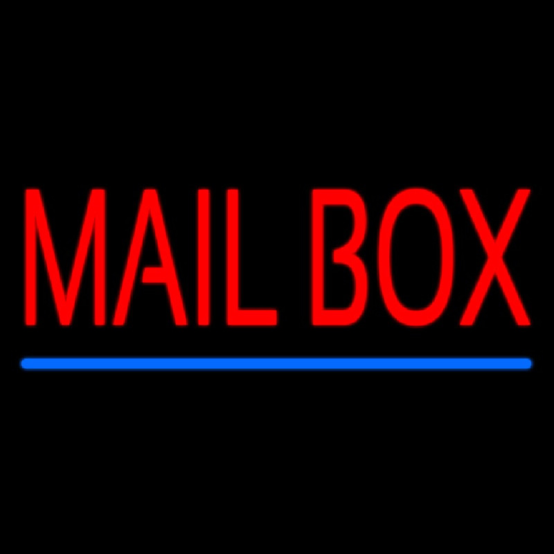 Mailbo  Blue Line Neonkyltti