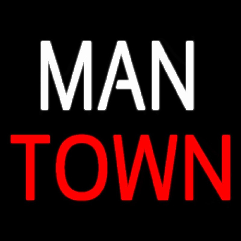 Man Town Neonkyltti