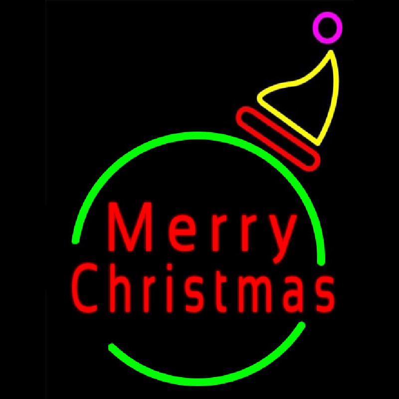 Marry Christmas Logo 2 Neonkyltti