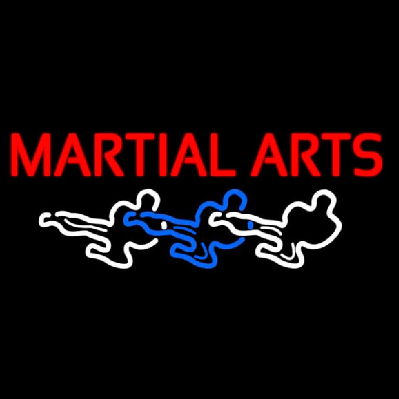 Martial Arts Neonkyltti