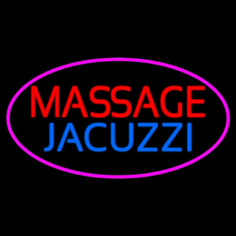 Massage And Jacuzzi Neonkyltti