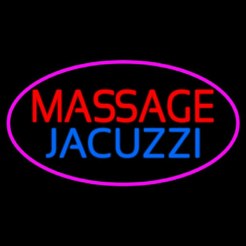Massage And Jacuzzi Neonkyltti