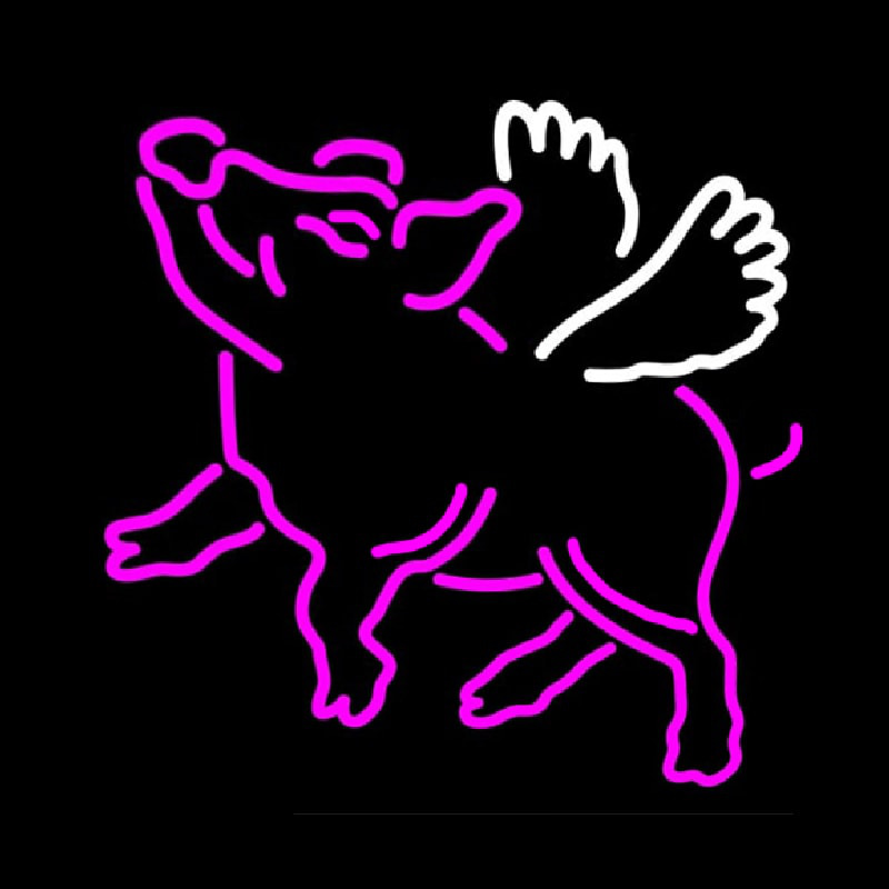 Mfg Flying Pig Neonkyltti